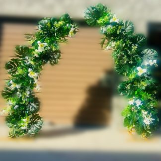 5D Horns Flowers Arch Tropical