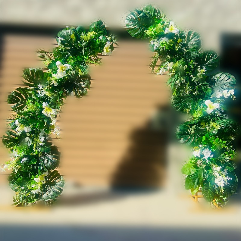 5D Horns Flowers Arch Tropical