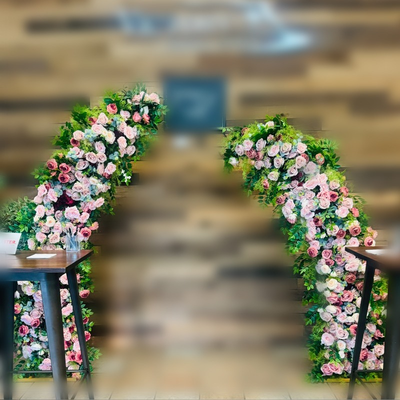 5D Horns Flowers Arch Luxury Retro Colors