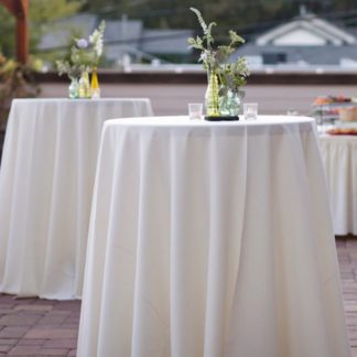 Tablecloth White for Cocktail Polyester