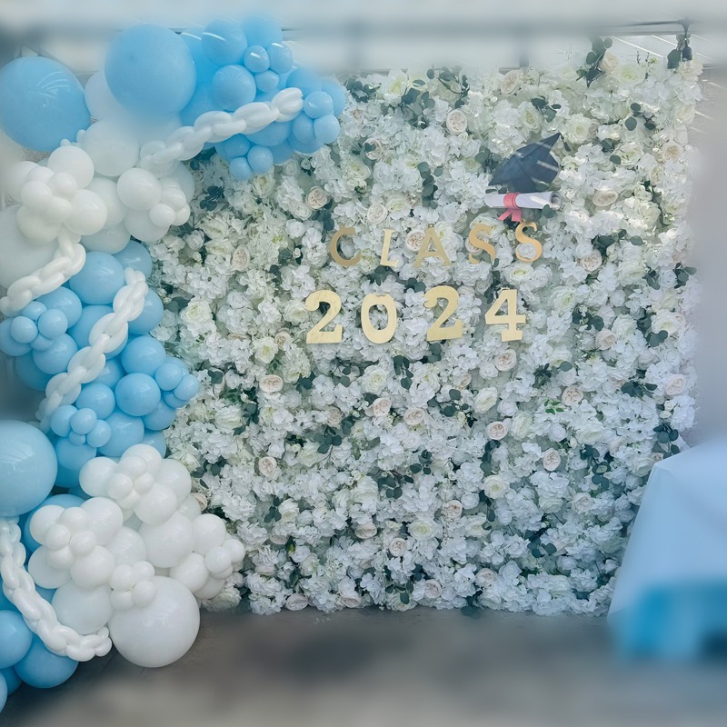 Flowers Walls 5D Luxury White